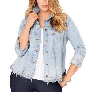 Premium Quality Pakistan Made Women Jeans Jackets Custom Made Design Wholesale OEM Service Women Jeans Jacket