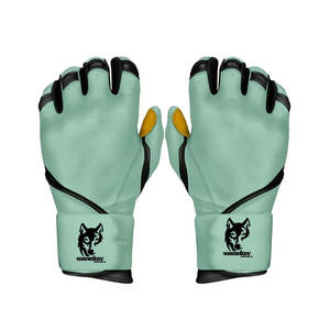 ถุงมือตีเบสบอลทำจากหนังของปากีสถานถุงมือตีเบสบอลน้ำหนักเบาออกแบบโลโก้ได้ตามต้องการ - Product Image 1