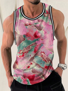 เสื้อกล้ามถักนิตติ้งสำหรับผู้ชายเสื้อกั๊กออกกำลังกายผ้าคอตตอน100% เข้ารูปกล้ามเนื้อติดโลโก้แบบกำหนดเองสำหรับฤดูร้อน - Product Image 5