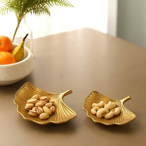 Bandeja Redonda de Aluminio Estilo Art Deco, Plato Decorativo de Metal Artístico, Florero, Adorno de Mesa, Estante para Especias, Utensilios de Servicio para el Hogar - Product Image 3