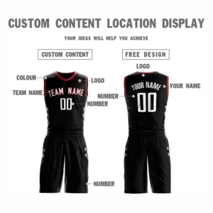 Venta al por mayor personalizado rojo baloncesto Jersey conjunto hombres jóvenes de secado rápido listo envío EE. UU. Todos los equipos incluye pantalones cortos impresión por sublimación - Product Image 2