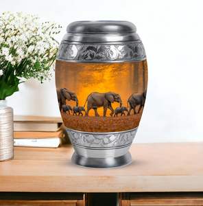 Urnas de elefante para adultos para cenizas humanas para mamá, urna de cremación para adultos, urna grande para hombres y adultos, suministros funerarios de tamaño personalizado, urna - Product Image 6