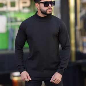 Sweat-shirt à col rond solide et décontracté pour hommes, manches longues, anti-rides, anti-rétrécissement, haut en molleton de coton, sweat à capuche lavé à l'acide XXS-5XL 3D - Product Image 1