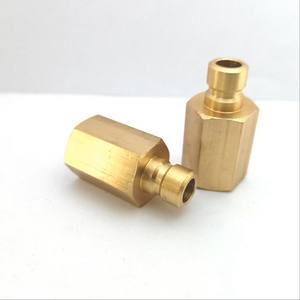 Raccord de refroidissement AOL-54 1/4 NPT femelle en laiton, à surface lisse, forgé, basse pression - Product Image 5