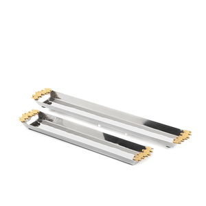 Precio de exportación de metal para restaurante y Hotel, plato y plato para servir, diseño de moda, bandeja para servir magdalenas, vajilla hecha a mano - Product Image 3