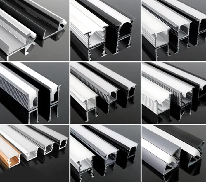 LM Linear Led Aluminium Profile Customized Length Aluminum Led Channel For Led Strip Light