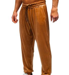 Custom Size Wholesale Fashion Street Wear Tracksuits <b>Velour</b> Fabric Tracksuit Set Quick Dry Breathable Men's Tracksuits OEM - Product Image 2