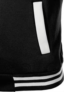 Veste universitaire à capuche coupe-vent enduite, respirante, écologique, sur mesure, grande taille pour hommes, pour l'hiver, vente en gros - Product Image 5