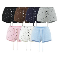 Conjunto de 2 Piezas para Mujer con Estampado de Lunares, Camiseta de Manga Corta Ajustada y Mini Shorts, Estilo Y2K, Ropa Casual de Verano con Logo