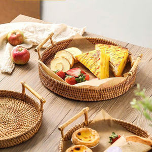 Vente flash Plateau en rotin pour le marché de la vente au détail et des cadeaux - Product Image 2