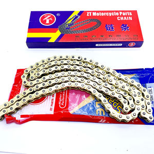 <span class=keywords><strong>Cadena</strong></span> de Acero para Motocicleta, Reforzada, Resistente al Desgaste, 520H 428H 420H, 100% Probada, 1 Año de Garantía - Product Image 1