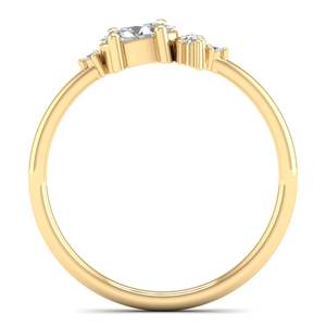 Anillos de Compromiso de Plata de Ley 925 con Diseño Moderno de REYES, Corte Ovalado, Moissanita de 0.57 Quilates, Regalo para Mujer, Joyería Fina - Product Image 4