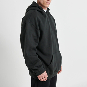 Hot <b>Sale</b> 100% Cotton Unisex Hoodie 450gsm Fleece Eco-Friendly Plain Dyed Loose Fit Oversized Pullover Customizable <b>for</b> Winter - Product Image 5