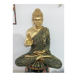 Tay budizm İlahı Vintage nimet Shakyamuni buda heykeli 22 inç heykel <span class=keywords><strong>Tibet</strong></span> Sakyamuni buda