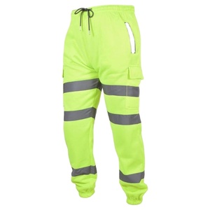 Pantalones DE TRABAJO reflectantes de alta visibilidad, transpirables y de secado rápido con múltiples bolsillos para hombre, venta al por mayor, joggers de seguridad, ropa de trabajo con logotipo personalizado de talla grande - Product Image 1