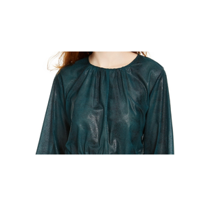 Camicetta Rylee da Donna Rachel Roy, Verde, Taglia S, in Chiffon, con Ricamo Vintage, Effetto Snellente, Vita Elastica, per Uso Quotidiano - Product Image 2
