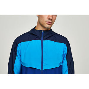 Nouveau printemps coupe-vent hommes veste à capuche décontracté coupe ajustée veste emballage personnalisé Logo personnalisé hommes coupe-vent survêtement - Product Image 4