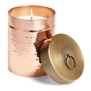 Bougie en cire de cuivre faite à la main, porte-bougie, magnifiquement conçue par des artisans indiens, nouvelle arrivée, article fantastique - Product Image 5