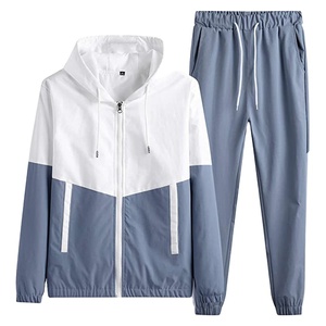 Ventes chaudes, veste de course coupe-vent unisexe, design personnalisé, pantalon de jogging, vêtements de sport décontractés, deux pièces, taille haute, 440g - Product Image 2