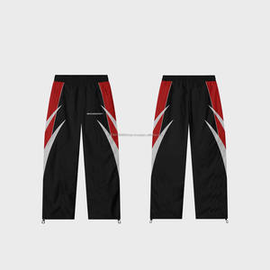 2025 vente en gros de luxe plaine Polyester survêtement coupe-vent Cargo survêtements ensemble survêtements pour hommes personnalisés - Product Image 5