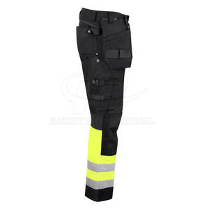 Pantalones de Trabajo Ligeros de Poliéster Reflectante de Alta Visibilidad para Trabajos al Aire Libre y en Fábrica, Certificados por la CE - Product Image 4