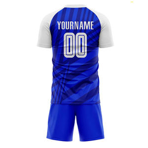 Ensemble de maillots d'uniforme de football à sublimation bleu marine personnalisé de qualité supérieure - Product Image 4
