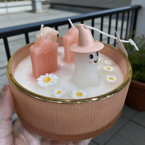 Fabricante de Velas de Postre de Cera de Coco y Soja, Velas Aromáticas con Forma de Mango y Arroz Glutinoso, Etiqueta Privada, Negocio de Velas de Postre - Product Image 3