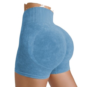 Pantalones cortos deportivos de Yoga para mujer, Jogging, Fitness, cintura alta, Push up, gimnasio, entrenamiento corto, botín, gimnasio, pantalones cortos de Yoga para mujer - Product Image 1