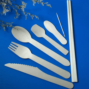 Mini cucharas de madera de 160mm de alta calidad de Vietnam para acampar y preparar comidas para exportar estándar - Product Image 3