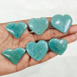 Premium Amazonite Cabochon Lot 6 Pieces 25 to 30 MM Long Hand Polished Smooth Gemstone for Jewelry Gift for Her - Product Image 4