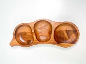 ถาดไม้เสิร์ฟพร้อมที่เก็บของ100% - Product Image 5