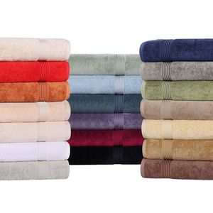Luxury Embroidered Jacquard Antimicrobial Cotton Bath <b>Towels</b> Quick-Dry Personalized Custom Order - Product Image 3