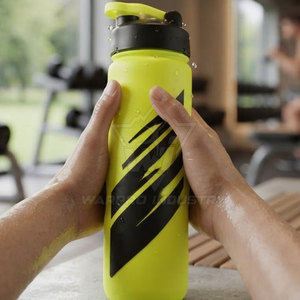 Botella de Agua Deportiva Premium, con Tapa de Rosca Segura, Gran Capacidad, Ligera, de Plástico, Aislamiento Térmico, Ecológica, para Correr y Gimnasio - Product Image 5
