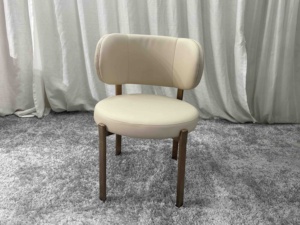 Disen เฟอร์นิเจอร์ร้านอาหารสไตล์นอร์ดิกเก้าอี้รับประทานอาหารขาสแตนเลสเก้าอี้โรงแรมหรูหราสำหรับห้องรับประทานอาหารบ้าน - Product Image 5