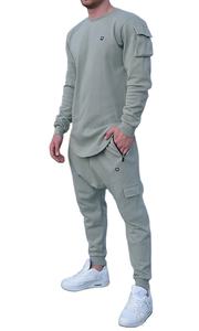 Conjuntos Deportivos de Mezcla de Algodón Transpirable y Ecológico para Hombre, para Comodidad Durante Todo el Día - Product Image 2