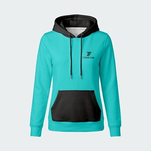 Nouveauté, vente en gros, prix attractif, sweat-shirts à capuche brodés pour femmes, manches longues, 100% coton, automne-hiver, meilleure qualité - Product Image 3