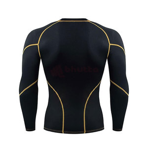 Chemises de sport de compression à manches longues et col en O pour adultes Impression de style camouflage Entraînement avec logo personnalisé pour garçons Fabriqué au Pakistan 2025 - Product Image 6