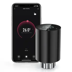 Эко Wifi умный термостатический радиаторный клапан, ZigBee термостатический водонагревательный клапан, термостатический клапан радиатора