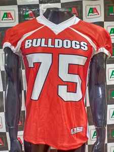 2025แฟนเจอร์ซีย์อเมริกันฟุตบอลเครื่องแบบบูลด็อกขายปลีกแขนพรีเมี่ยมคุณภาพดีราคาขายส่งเต็มรูปแบบ2025 - Product Image 4