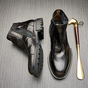 Chaussures de bureau en cuir véritable pour hommes avec semelle extérieure résistante à l'usure et semelle intérieure respirante, chaussures formelles - Product Image 4