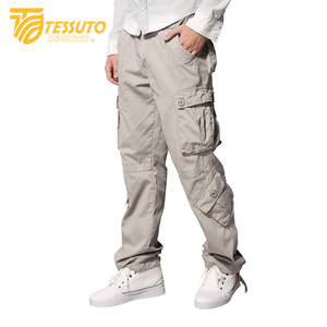 Pantalon cargo 100% coton de haute qualité pour hommes pantalons longs pour l'extérieur tactique décontracté style sportif teint en laine moyenne quantité minimale de commande bas - Product Image 2