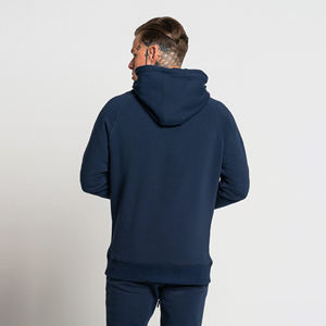 Sweat à capuche pour homme de luxe 100% coton, logo brodé de créateur, polaire épais, streetwear d'hiver, sweat à capuche personnalisé en relief - Product Image 2