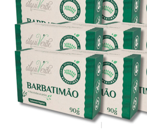 Kit de savons végétaux naturels Alquiverde Barbatimão (lot de 3) - Soins de la peau végétaliens et sans cruauté - Product Image 4