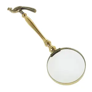 Luxury premium high quality Magnifying Glass handle Highly Designs Finishing Decor <b>Magnifier</b> Glass For Book Read in wholesale - Product Image 6