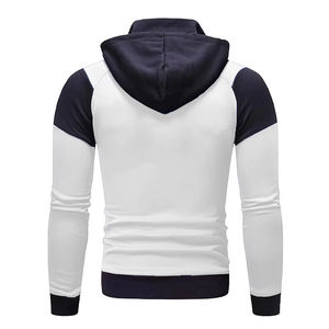 Cárdigan de color sólido con capucha para hombre, ropa de primavera y otoño con capucha, tendencia suelta, sudaderas con cremallera para jóvenes para hombre - Product Image 6