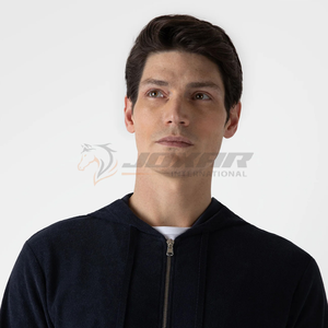 Personalizable Hombres 100% Algodón Peso Pesado Cremallera Sudadera Con Capucha Invierno Fleece En Blanco Con Capucha Zip up Fabricante Pullover Sudaderas Térmicas - Product Image 5