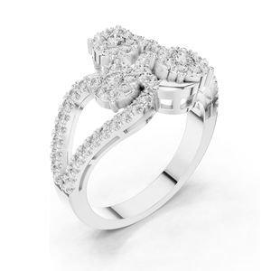 Anillo de Diamante de Laboratorio de 0.778 CT para Mujer, Claridad VVS-VS EF, Oro de 18KT, 14KT, 10KT y Plata 925, Oro Rosa, Amarillo y Blanco - Product Image 5