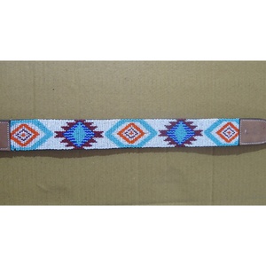Handmade Beaded Leather <b>Dog</b> <b>Collar</b> Adjustable Luxury Pet Accessories Wholesale - Product Image 2