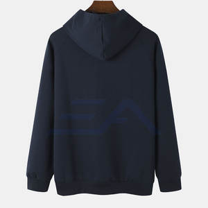 Sudaderas con Capucha Personalizadas con Logotipo para Hombre, Estilo Casual de Invierno, Color Sólido, Tejido de Poliéster/Algodón Transpirable y Ecológico de Alta Calidad, Marca Privada - Product Image 2