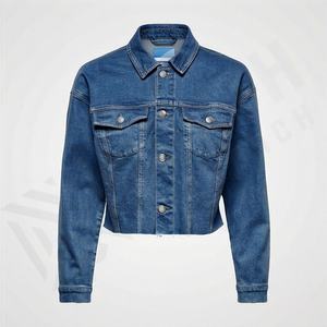 Vêtements de mode 2025 Veste en jean pour femmes Prix abordable Design personnalisé Respirant Jeans durable Manteau élégant Haute qualité - Product Image 1